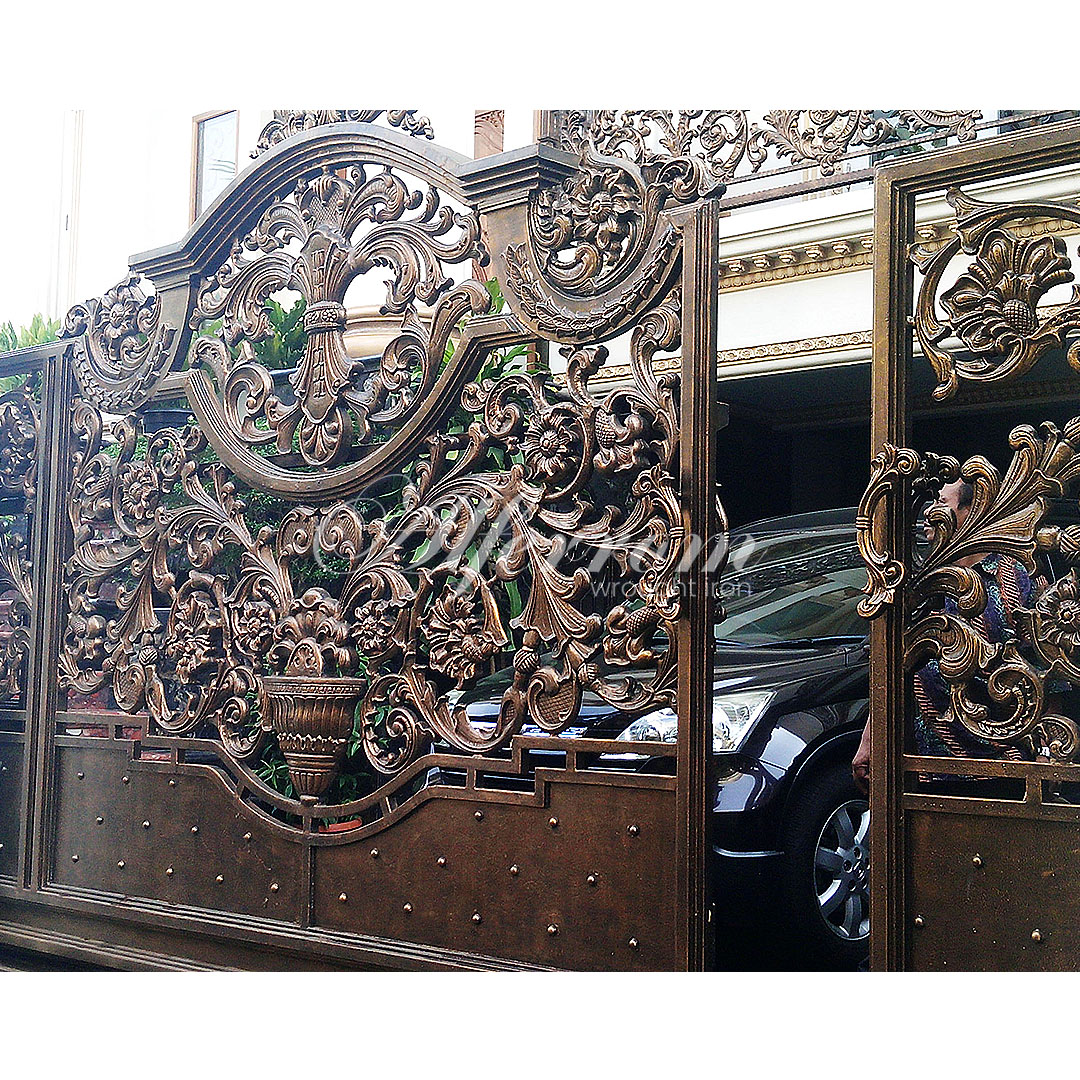 Gerbang Mewah Alumunium Cetak